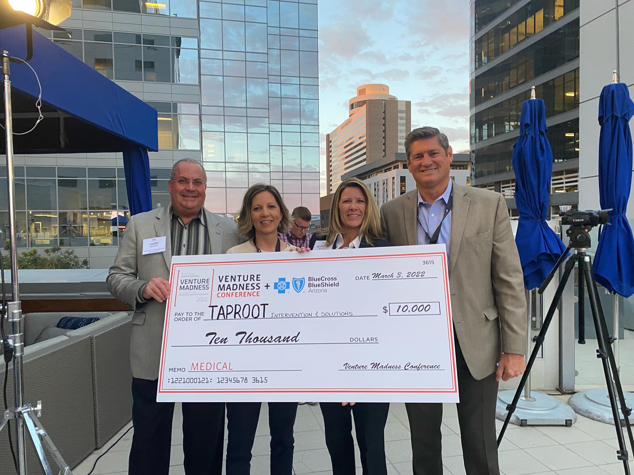 TapRoot Interventions & Solutions Wins in the Medical Category at Venture  Madness | AZBio